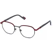Sting Lunettes de Vue VST595 51/19/140 Bachelite c/parti rosso Metallo MAN VST595