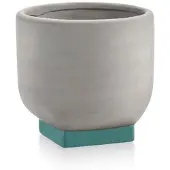 Serax Rosamar Pot de Fleurs Grey|Turquoise | 02