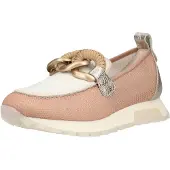 Hispanitas Chaussure basse moka / argent / blanc