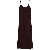 Vero Moda Robe d’été 'VMCarol' brun foncé