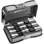 Facom STM.J9APB Jeu De 9 Douilles Tournevis - 1/2" 6 Pans