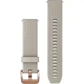 Garmin Bracelet silicone - Connexion 20 mm - Light Sand / Rose Gold
