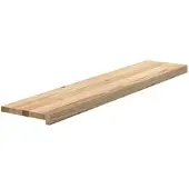 vidaXL Marches d'escalier 20 pcs non traité bois de chêne massif