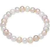Lulu & Jane Bracelet blanc / blanc perle