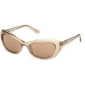 GUESS Gu00286 Woman Sunglasses Beige Brown/CAT2 Femme