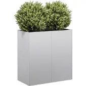 vidaXL Jardinière 80x40x80 cm acier galvanisé