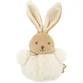 Kaloo Peluche Lapin Pompon crème - jouet doux pour bébé