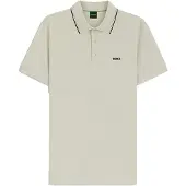 BOSS Goc Birdie Paule Short Sleeve Polo Beige S Homme