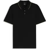 BOSS Polo Slim en coton mercerisé