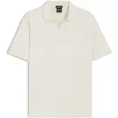BOSS Polo à col Johnny en jacquard de coton