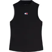Tommy Hilfiger Haut 'Tommy Badge Slim Tank' noir