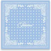 Prohibited Foulard bleu ciel / blanc