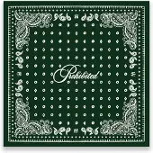 Prohibited Foulard olive / blanc
