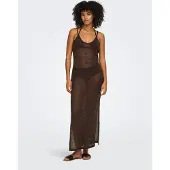 ONLY Robes en maille 'ONLKastella' chocolat