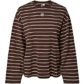 Pieces T-shirt 'PCSADIE' chocolat / blanc