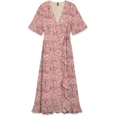 Vero Moda Robe 'VMZille' crème / rose ancienne