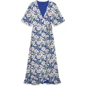 Vero Moda Robe 'VMZille' bleu / vert / rose pastel / blanc
