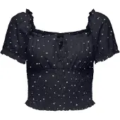 ONLY Chemisier 'ONLHillary' noir / blanc