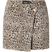 Pieces Jupe 'PCSalume' beige foncé / taupe / anthracite