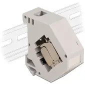 DeLOCK 86014 Hutschienenadaptermit Keystonemodul RJ45