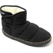 Nuvola. Pantoufle 'Boot Road' noir