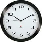 Alba HORISSIMO N Horloge murale "HORISSIMO", mouvement à quartz, noir