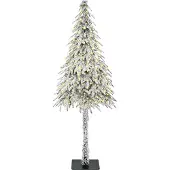 vidaXL Sapin de Noël avec 300 LED Blanc 210 cm PE et acier