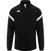 Kappa Dolvole Half Zip Sweatshirt Noir S Homme