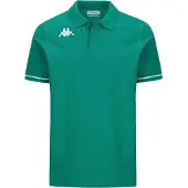 Kappa Barli Short Sleeve Polo Vert 3XL Homme