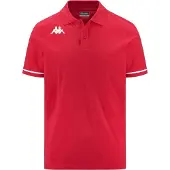 Kappa Barli Short Sleeve Polo Rouge 3XL Homme