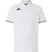 Kappa Barli Short Sleeve Polo Blanc XL Homme