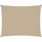 vidaXL Voile de parasol tissu oxford rectangulaire 3x6 m beige