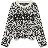Vero Moda Pull-over 'VMTres' noir / blanc