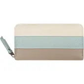 Tom Tailor Porte-monnaies 'Ellen' beige / bleu / gris