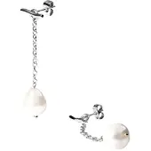 Purelei Boucles d'oreilles 'Drop Pearl' argent
