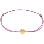 Elli Bracelet 'Herz' or / violet