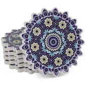 Safaary Sous-verres en mosaïque marocaine Ayo (lot de 6)