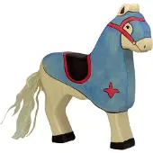 Sonstige Verlage Cheval de compétition, bleu