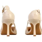 Super Mode Escarpin à Talon Inia - Beige
