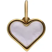 Lucardi Pendentif 'Statement' or / blanc perle
