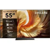 Dreame Téléviseur LED 4K Aura Mini S100, 139,7 cm (55"), 3840 x 2160 px, QLED, Smart TV, Wi-Fi, noir