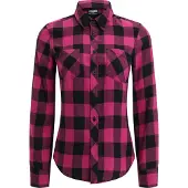 Urban Classics Chemisier rose / noir