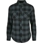 Urban Classics Chemisier bleu cyan / noir