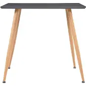 vidaXL Table de salle à manger gris et chêne 80,5x80,5x73 cm MDF