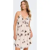 ONLY Robe d’été 'ONLGRETCHEN' marron / poudre