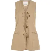 ROUGE EDIT Gilet de costume cappuccino