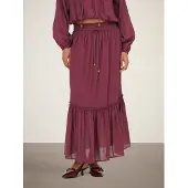 JDY Jupe 'JDYPAIGE' bordeaux