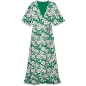 Vero Moda Robe 'VMZille' émeraude / poudre