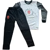 Valencia Cf Round Badge Long Sleeve Pyjama Multicolore 8 Years Enfants