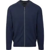 Casamoda Vestes en maille bleu marine